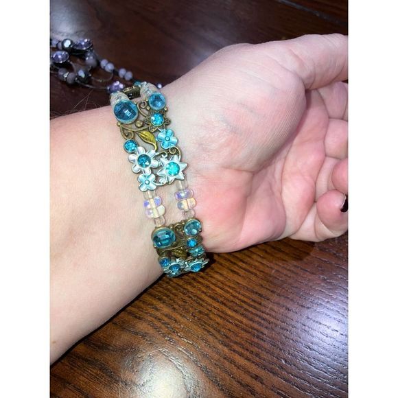 Handmade Turquoise Tiles Bracelet! - Picture 3 of 4